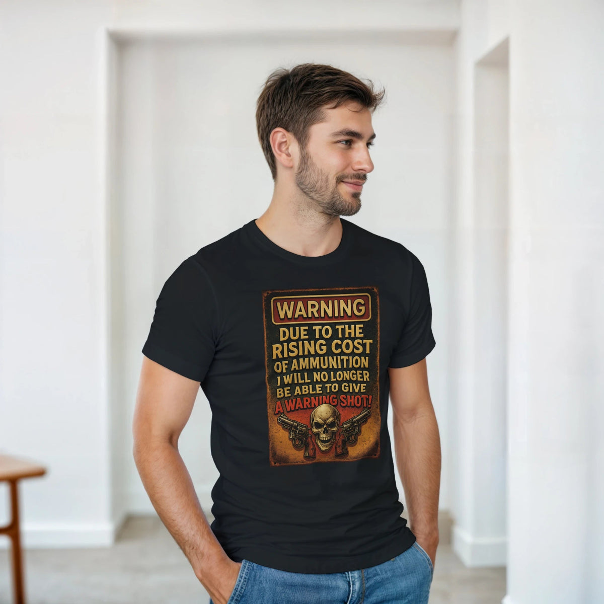 Due To The Rising Cost Of Ammo Heavyweight Cotton T-Shirt – Classic Fit Design - Authentic Patriot