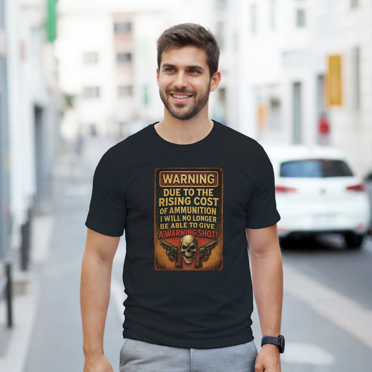 Due To The Rising Cost Of Ammo Heavyweight Cotton T-Shirt – Classic Fit Design - Authentic Patriot