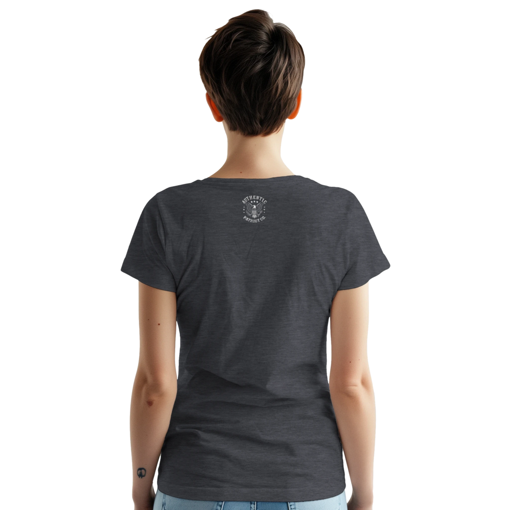 Durable Cotton T-Shirt – Sticks And Stones May Break My Bones, Hollow Points Expand - Authentic Patriot