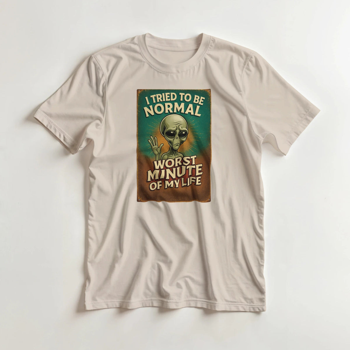 Funny I Tried To Be Normal T-Shirt – Classic Fit Heavyweight Cotton Tee - Authentic Patriot