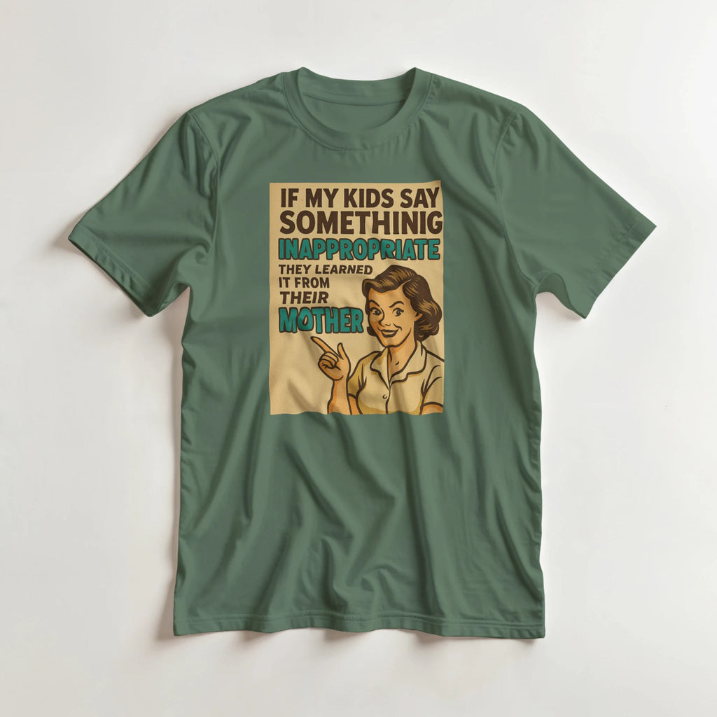 If My Kids Say Something Cotton T-Shirt – Classic Fit Durable Tee - Authentic Patriot