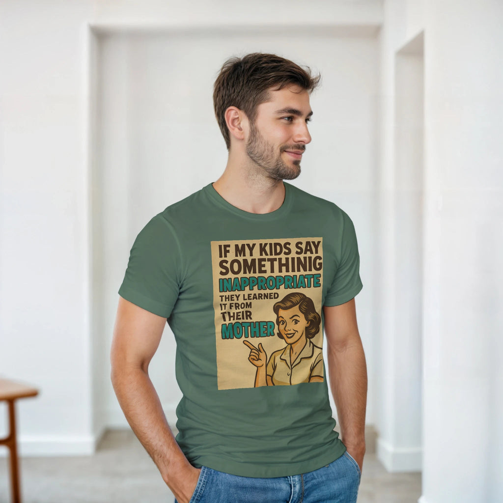 If My Kids Say Something Cotton T-Shirt – Classic Fit Durable Tee - Authentic Patriot