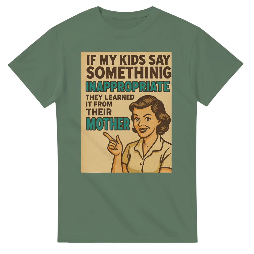 If My Kids Say Something Cotton T-Shirt – Classic Fit Durable Tee - Authentic Patriot