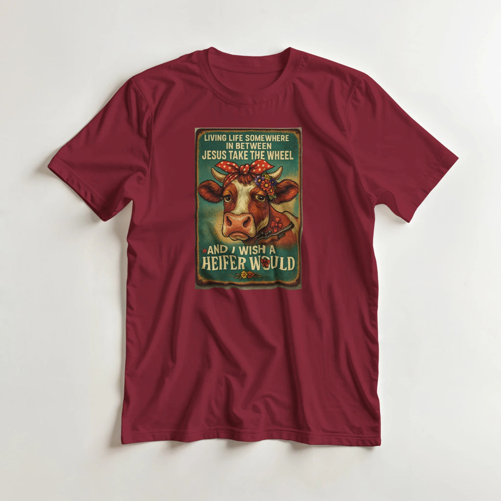 Living Life T-shirt – Jesus Take The Wheel Inspirational Tees - Authentic Patriot