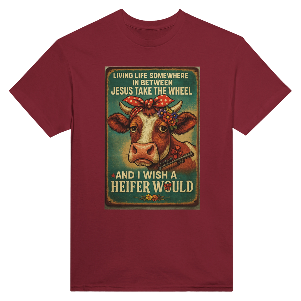 Living Life T-shirt – Jesus Take The Wheel Inspirational Tees - Authentic Patriot