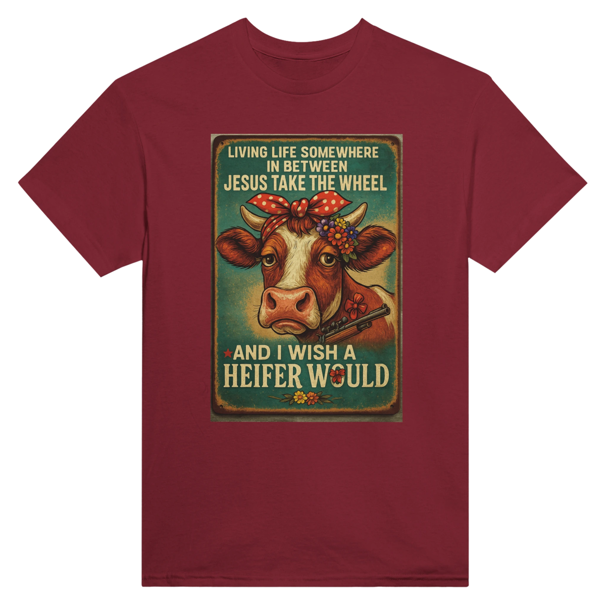 Living Life T-shirt – Jesus Take The Wheel Inspirational Tees - Authentic Patriot