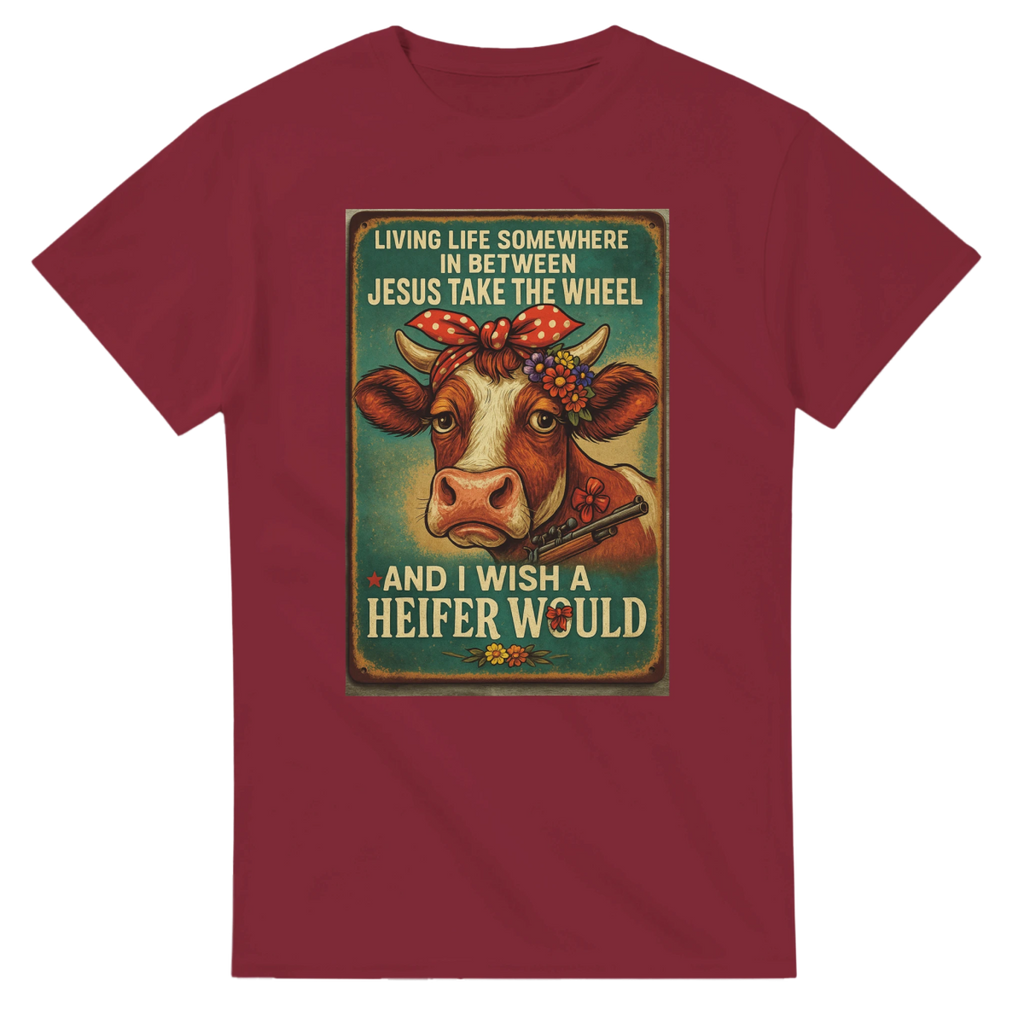 Living Life T-shirt – Jesus Take The Wheel Inspirational Tees - Authentic Patriot