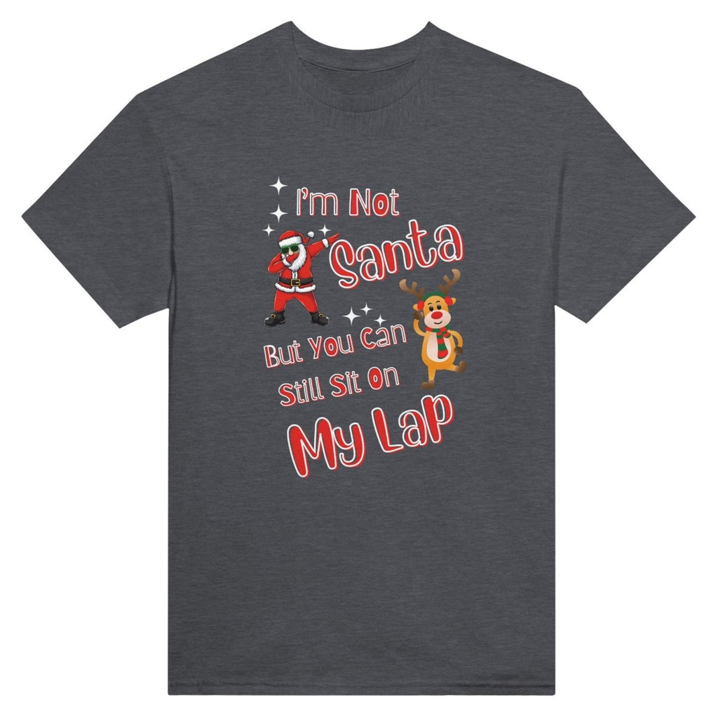 Playful Cotton T-Shirt – I'm Not Santa but You Can Still Sit on My Lap - Authentic Patriot