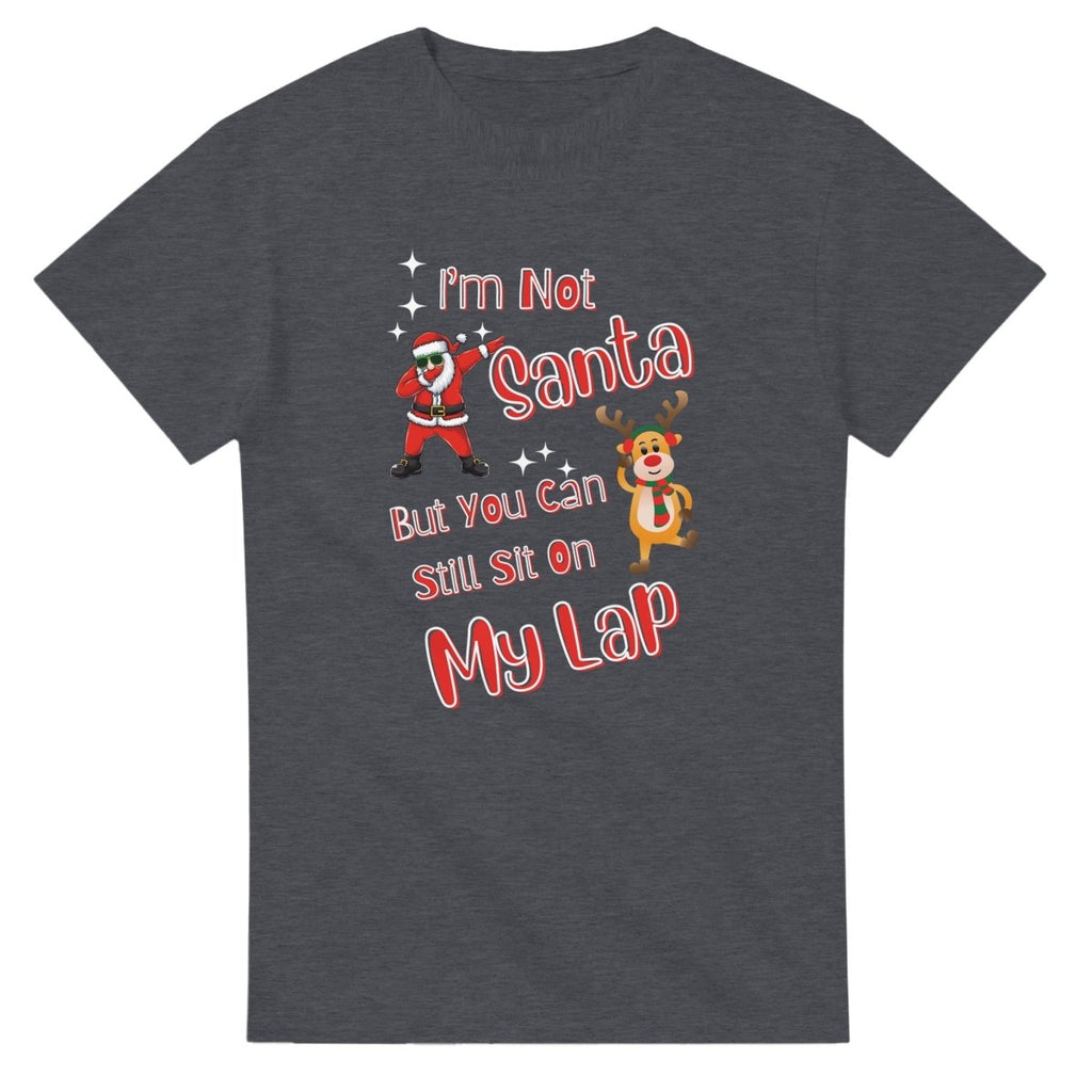 Playful Cotton T-Shirt – I'm Not Santa but You Can Still Sit on My Lap - Authentic Patriot
