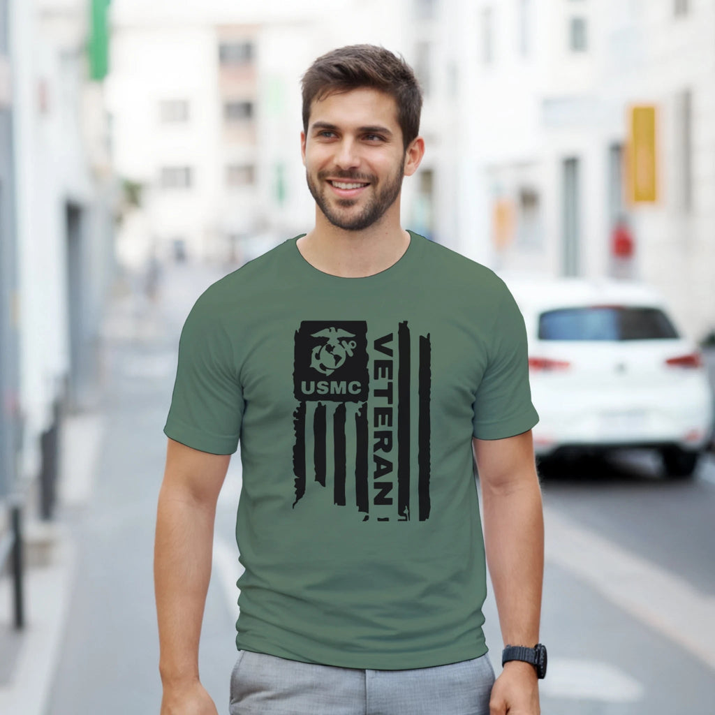 Veteran Heavyweight Cotton T-Shirt – Casual Fit & Durable Design - Authentic Patriot